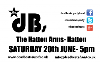 The dB’s at The Hatton Arms- Hatton (5pm)