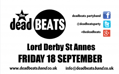 Lord Derby- THIS FRIDAY