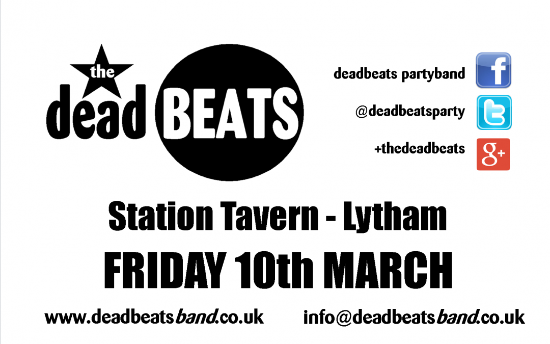 Station Tavern- This Friday 10 March
