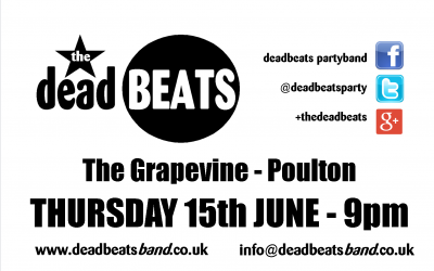 STOP PRESS! Grapevine Poulton- This Thursday 15 June