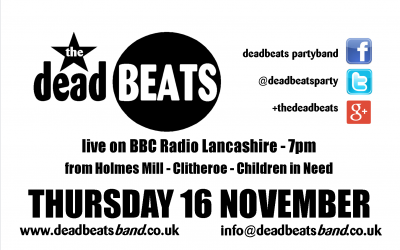 Live on Radio Lancs- This Thurs 16 Nov