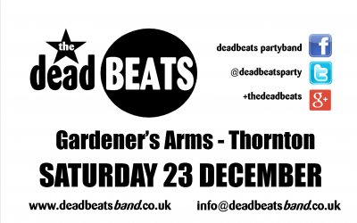 Gardeners Arms, Thornton- Sat 23 Dec